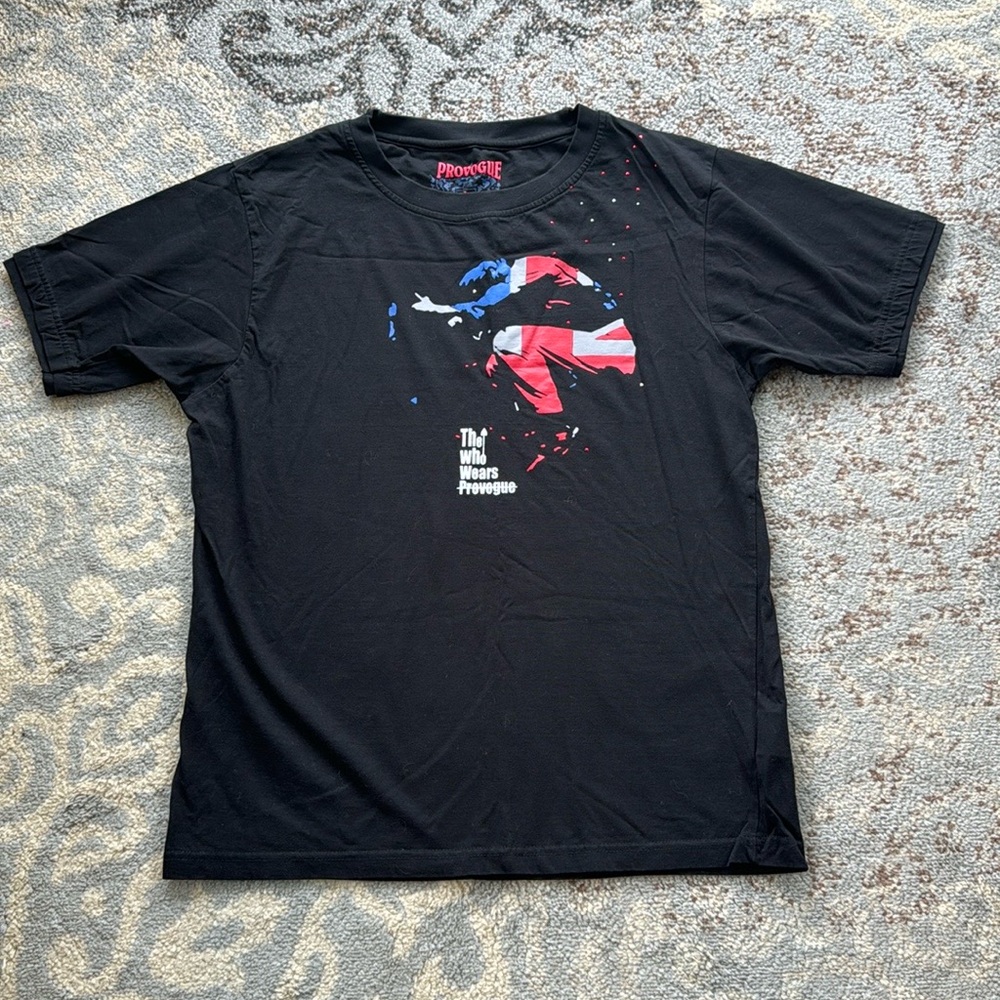 Provogue The Who Rhinestone T-shirt Black Large